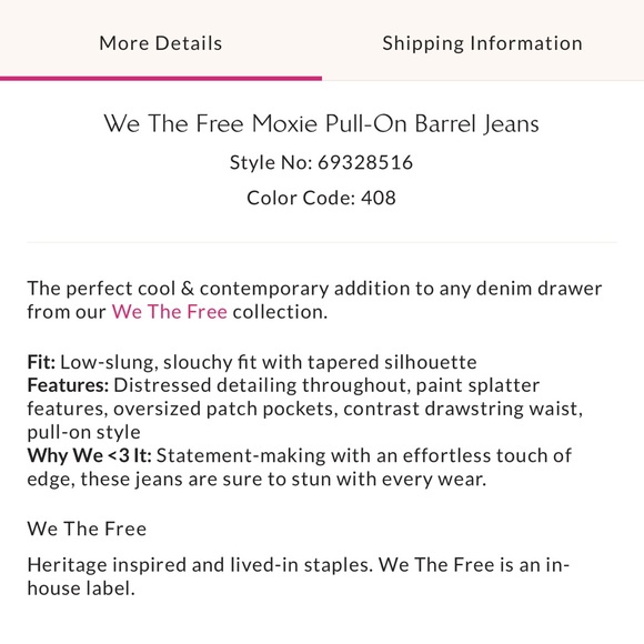 We the Free Moxie Barrel Jeans - Picture 8 of 8